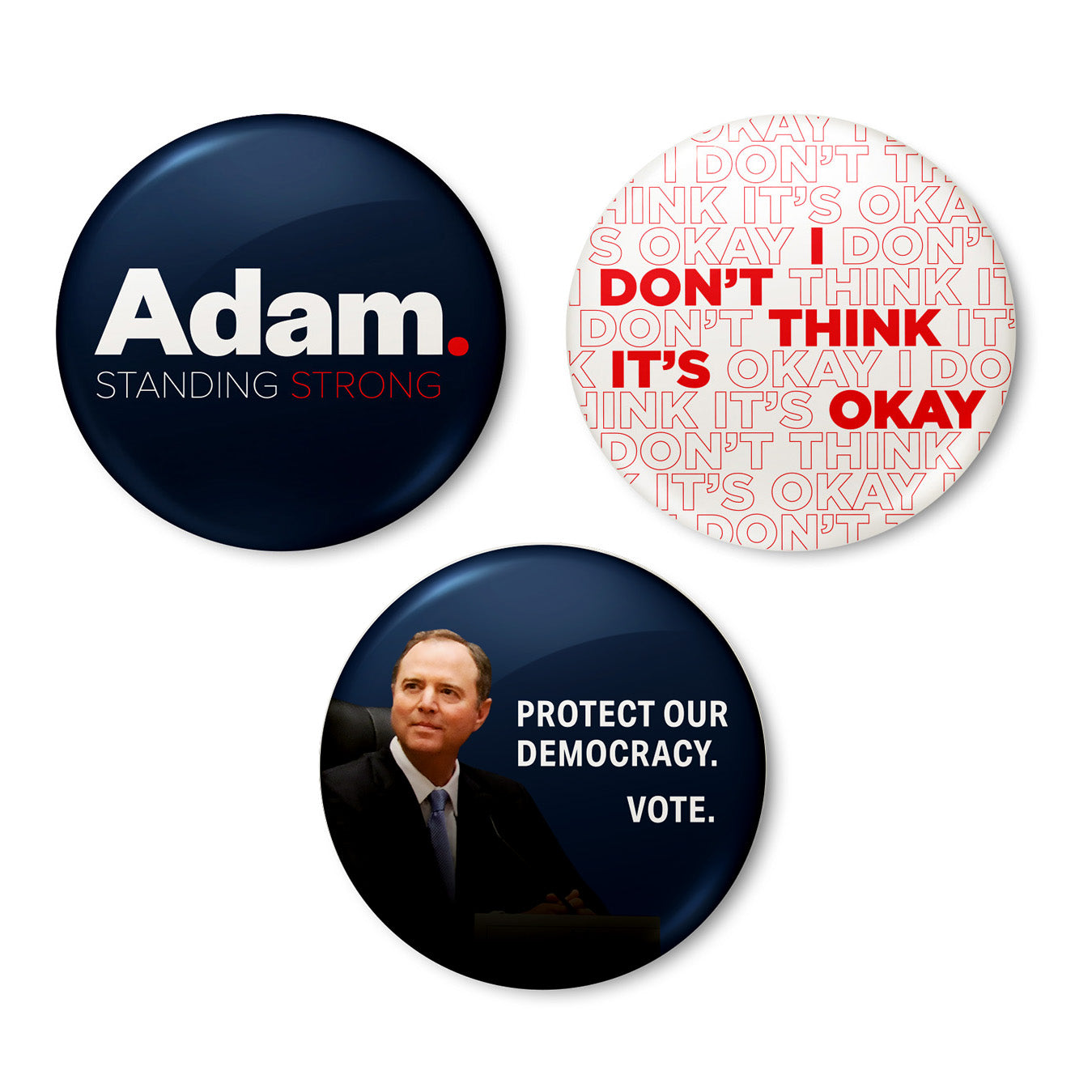 Adam Schiff for Congress 1.5" Button Pack