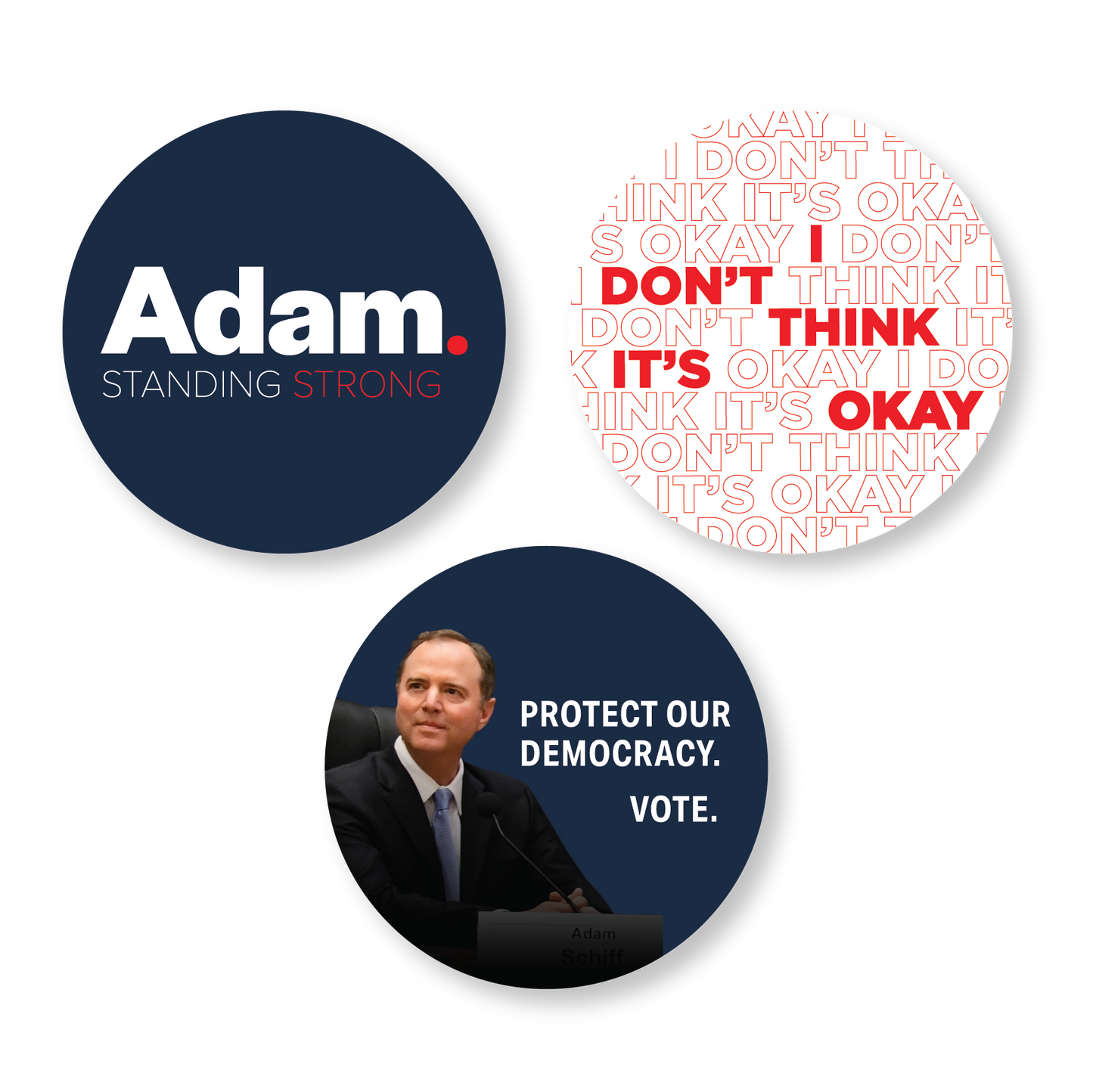 Adam Schiff for Congress 3" Sticker Pack