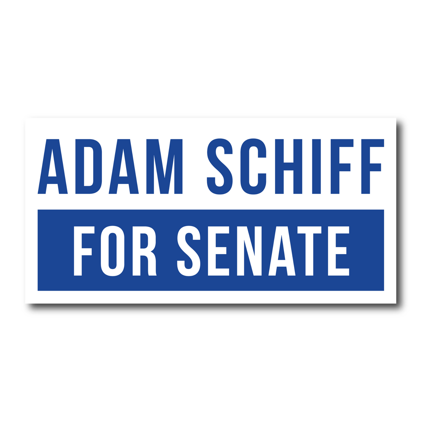 Adam Schiff for Senate Bumper Magnet
