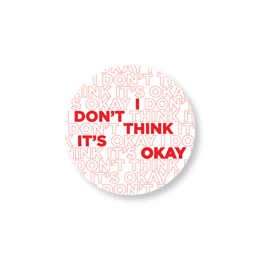 Adam Schiff for Congress I Don't Think It's Okay Sticker 